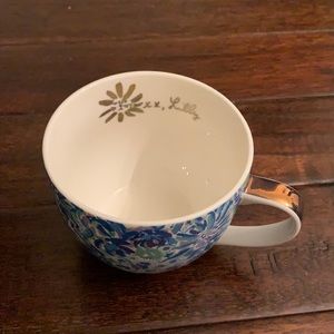 Lilly Pulitzer Blue Floral Coffee Mug